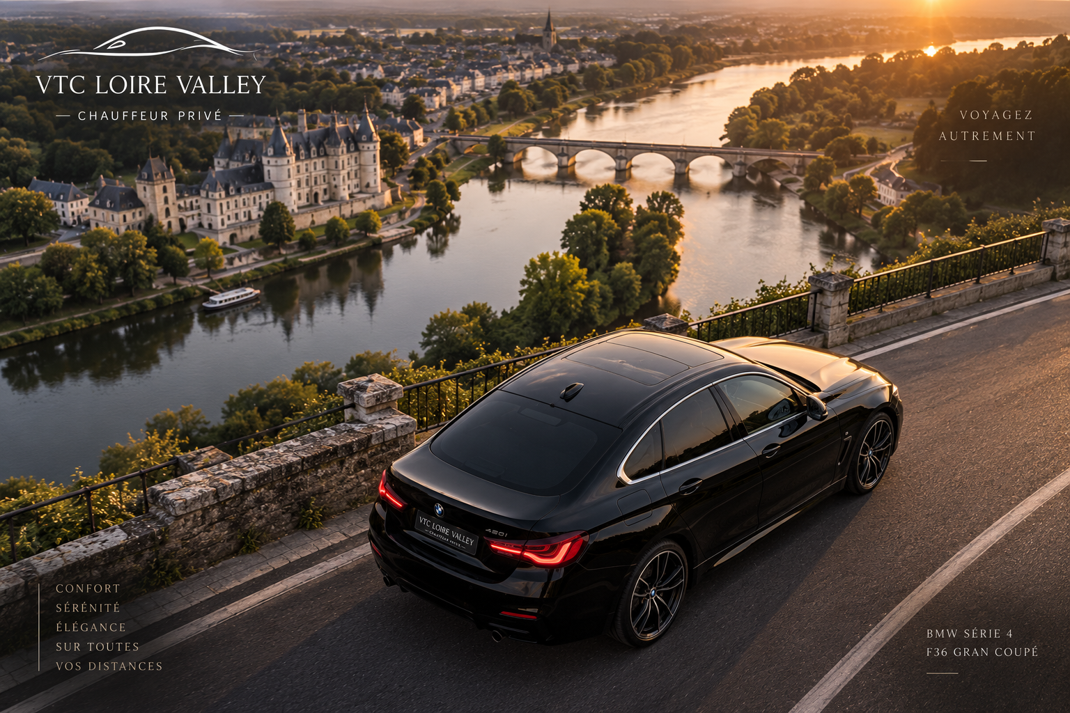 BMW VTC dans la Loire Valley